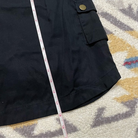 Pixley Women Cargo Black Casual Skirt Pockets Size XS - Picture 4 of 7